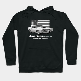 Plymouth Hemi Cuda American Muscle Car 60s 70s Old is Gold Hoodie